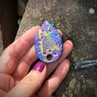 Image 2 of Cosmic 80s Decay Micarta Leaf [1 available]