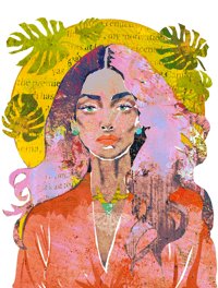 “Green Eyes” - 11x14 Print of Digital Artwork 