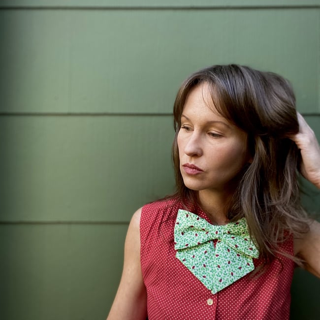 Ladybug Bow *one of a kind*