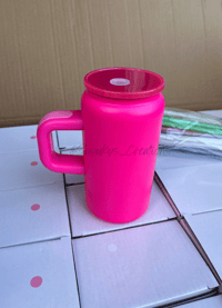 Image 5 of 16oz Stainless Steel Sublimation Can with handle