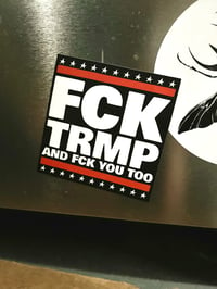 Fck Trmp sticker