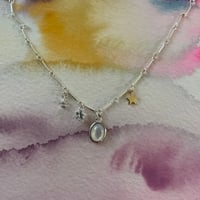 Image 4 of 3 stars and mother pearl necklace