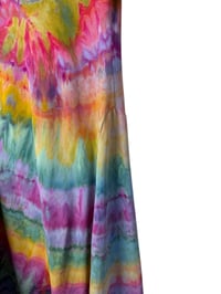 Image 6 of S Stretch Knit Fit and Flare Midi Dress in Euphoria Spiral Ice Dye