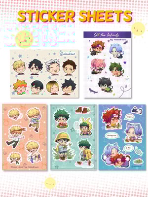 Image of Sticker Sheets (Renga, Kagehina, Haikyuu!!)