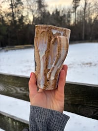 Image 2 of checkered bronco to go mug