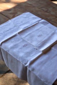 Image 4 of 2 französische Servietten, Monogram  I O 