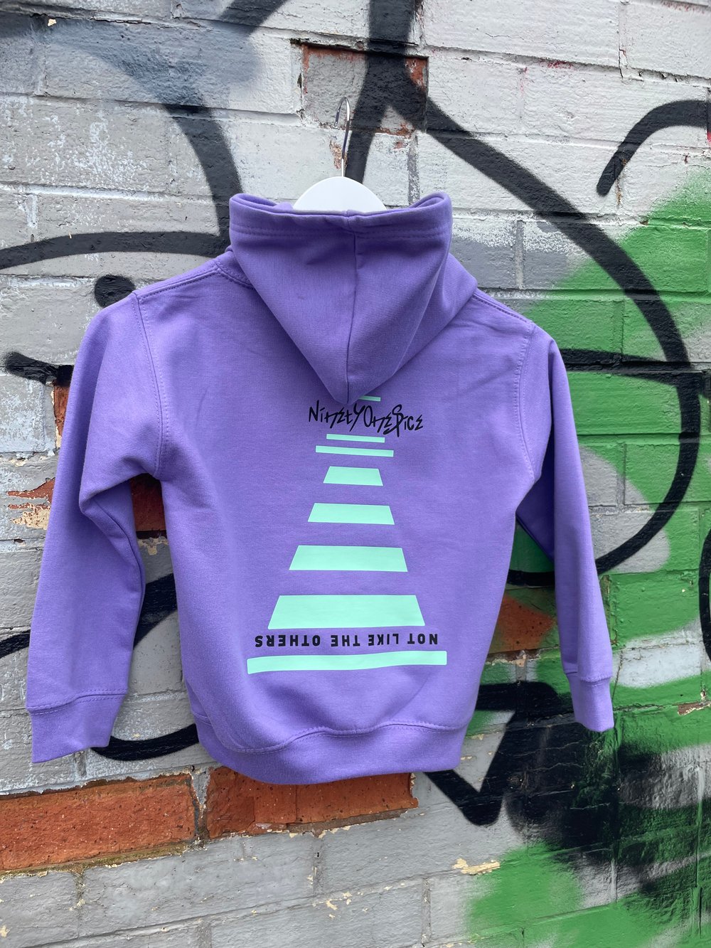 Image of Kids Lilac Script Hoody