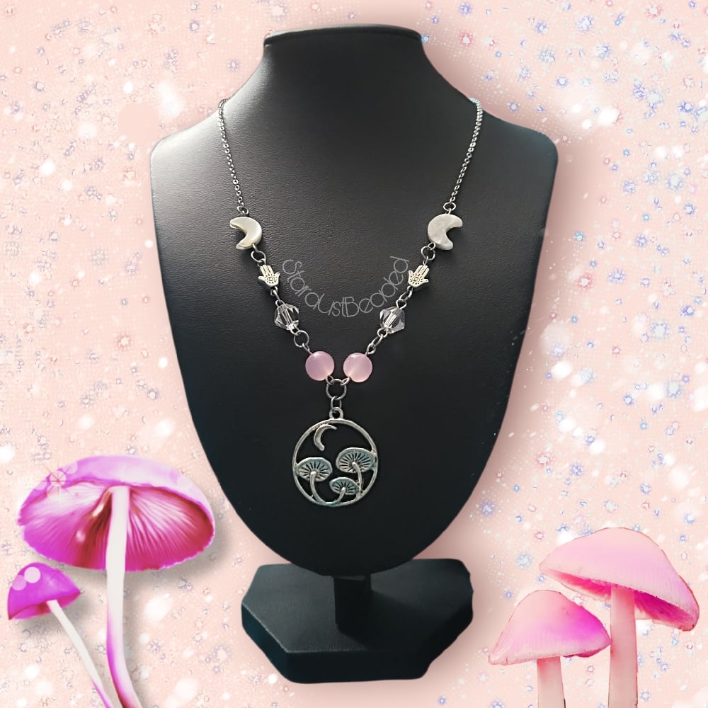 Image of Mycelium Moon Necklace