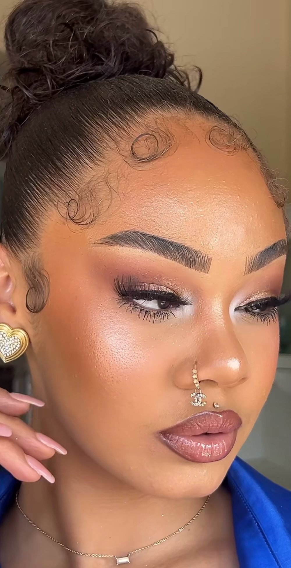 Image of Chanel Dangle Nose Ring