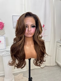 Image 11 of Caramel balayage free part (ready to ship) 