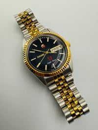 Image 2 of Rado Purple Horse Day Date Black Dial 2/Tone Automatic Men’s Watch