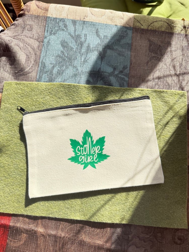 Image of Stoner girl zipper bag 
