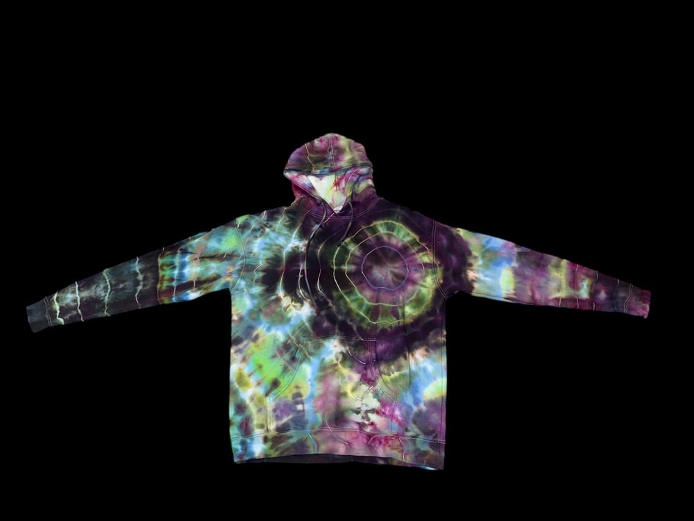 Image of (XL) Moss Berry Hopded Sweatshirt 
