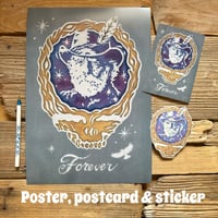 Image 1 of Bobby 3-Piece Set (Poster, Postcard & Sticker) 