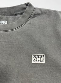 Image 4 of KEEP GOD FIRST- DARK GRAY- EMBROIDERED CREWNECK