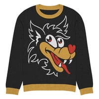 Image 11 of Wolfie Knitted crew neck sweater