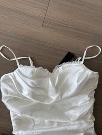Image 2 of white sexy dress (sz medium) 