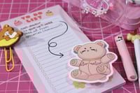 Image 1 of top surgery teddy sticker