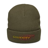 Image 2 of GoldenArm 0017 Ribbed knit beanie