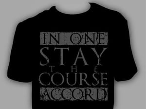 Image of "Stay the Course" Black Tee