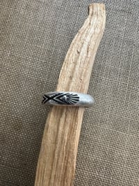 Image 3 of Sterling Stamped Band 