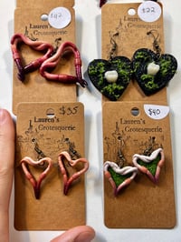 Image 4 of Heart Earrings🪱💗