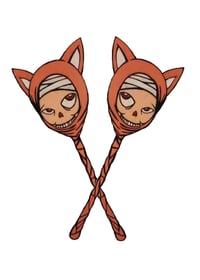 Image 3 of Postcard / Print - Rattle Twins of Evil