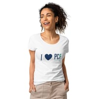 I Heart PCF Women’s basic organic t-shirt