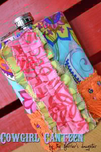 Image of Hippie Chick Cowgirl Canteen™ Designer hip flask for women