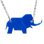 Image of Cyrus Blue Elephant Necklace