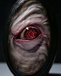 Image 4 of REDRUM - wall sculpture, hand sculpted