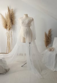 Image 5 of photography dress - Hannah - size S-M - ecru - photo props