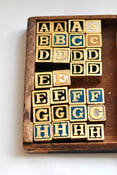 Image of vintage outlet: gilded blocks