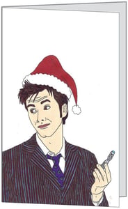 Image of Tenth Doctor Christmas Card