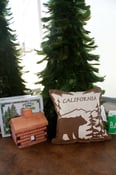Image of "CALIFORNIA" Balsam Fir Filled Pillow