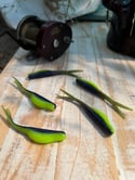 3" Chubby Minnow Split tail - Grapetreuse 