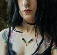 Image 1 of Jade and Gold Necklace