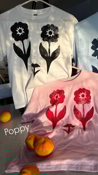 Image 7 of Poppy/ Cosmos shirt 
