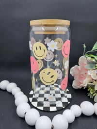 Image 2 of Smiley Daisy Libbey Glass Cup
