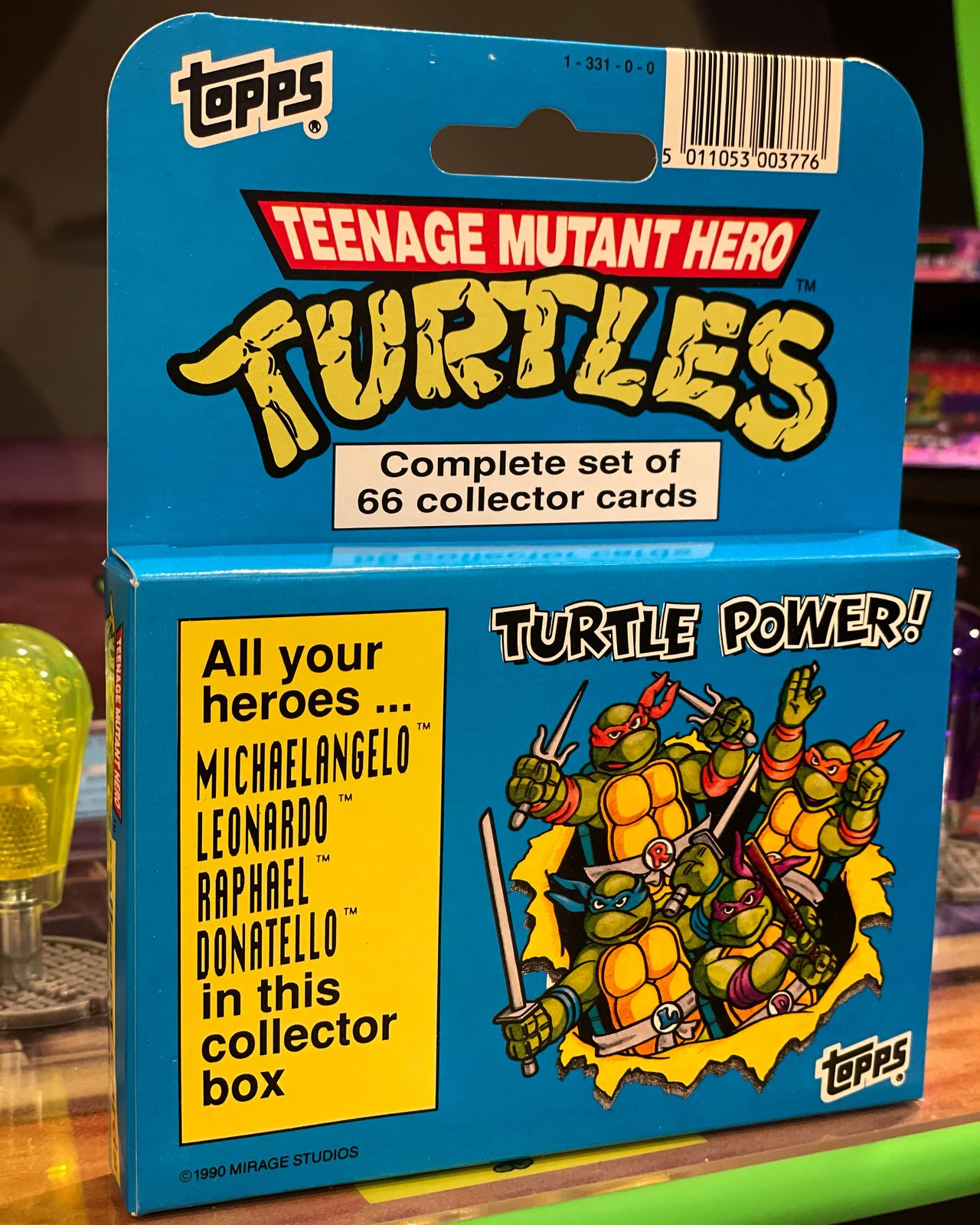 Topps Teenage Mutant Ninja Turtles Trading cards all 66 cards 11 stickers 1990 