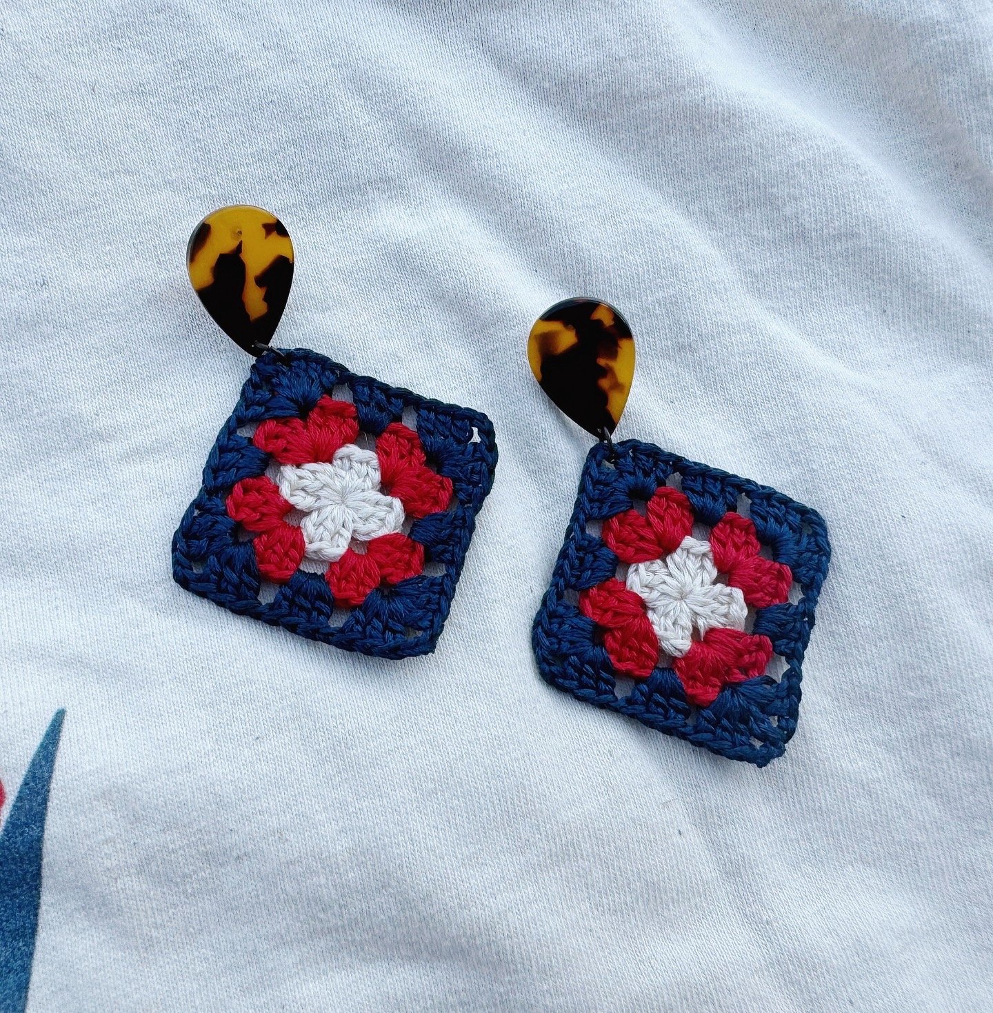 Image of Granny Square Earrings