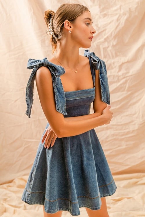 Image of Jean Dress 