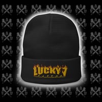 Image 1 of Embroidered Beanie flame l7t