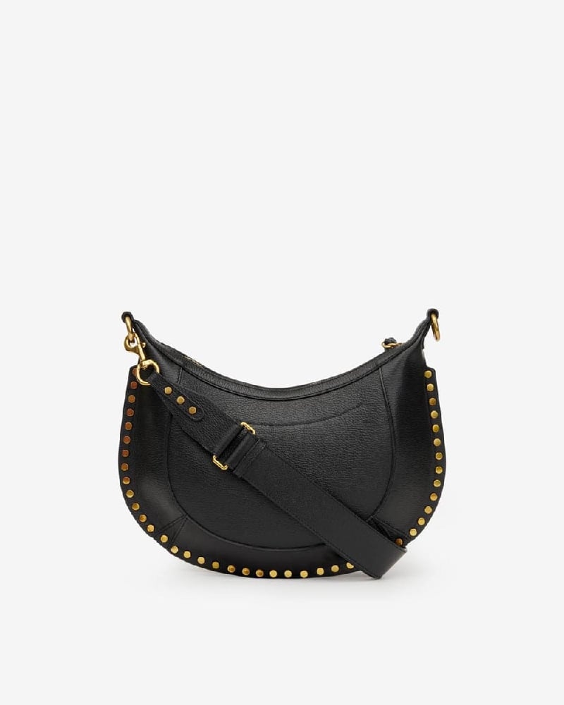 Image of ISABEL MARANT NAOKO BAG GRAINED BLACK