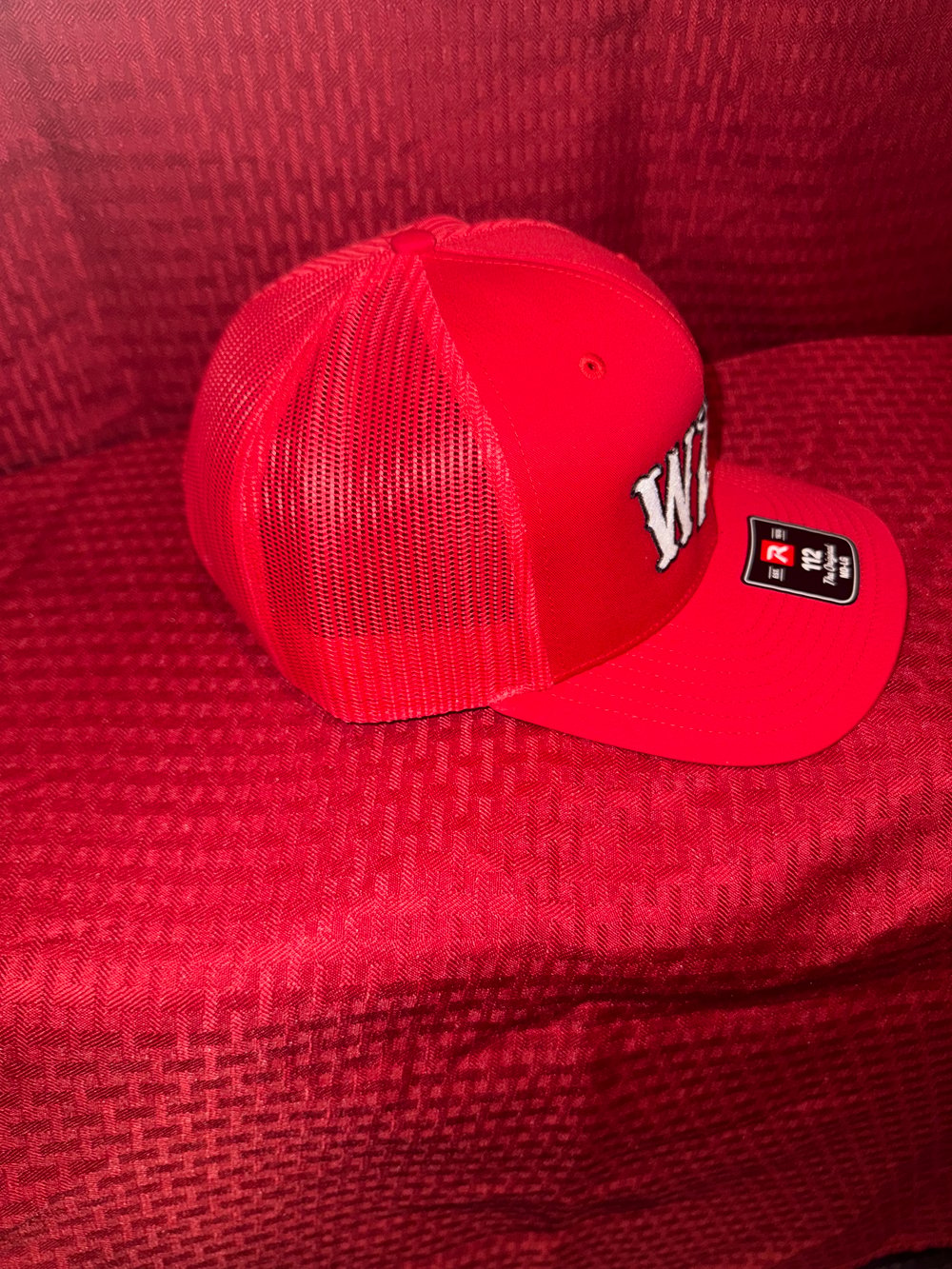 Snap Back Red War Hat