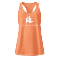 Image 2 of 3Way Summer Ladies' Fitted Racerback Tank Top