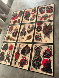 Image 2 of TRIPLE FACTION 9 FINE ART PRINTS PACK A