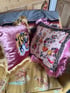 pink Pinup Girl with leopard print Cushion cover Image 10
