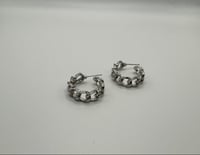 Image 1 of statement chain hoop 