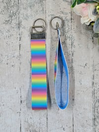 Image 2 of Rainbow Wristlet Keychain